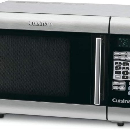 Cuisinart CMW-100 1-Cubic-Foot Stainless Steel Microwave Oven, Brushed Chrome