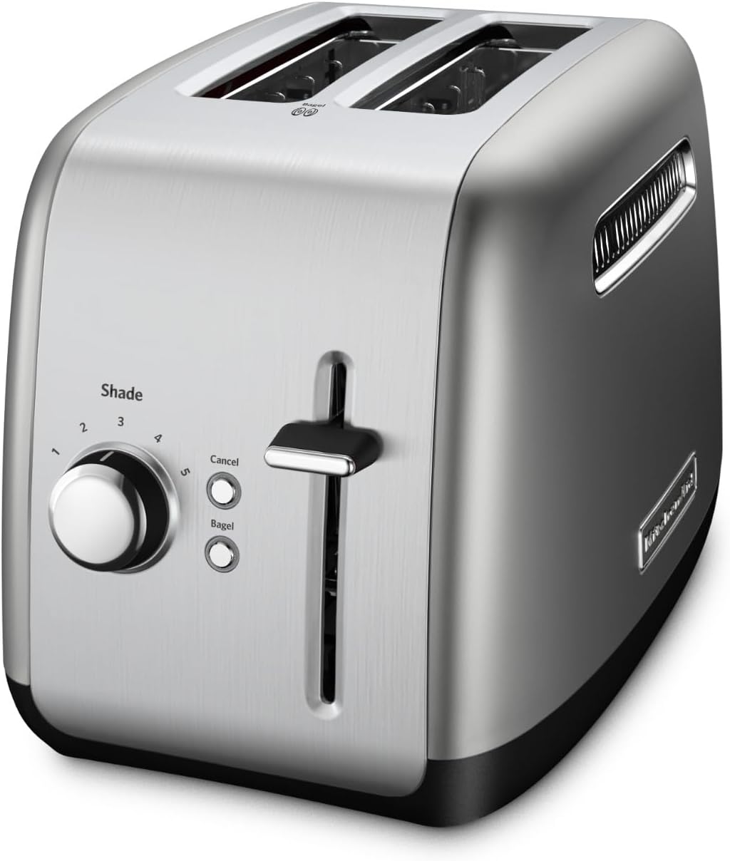 KitchenAid KMT2115 Toaster for Bagel 2 Slice, Silver