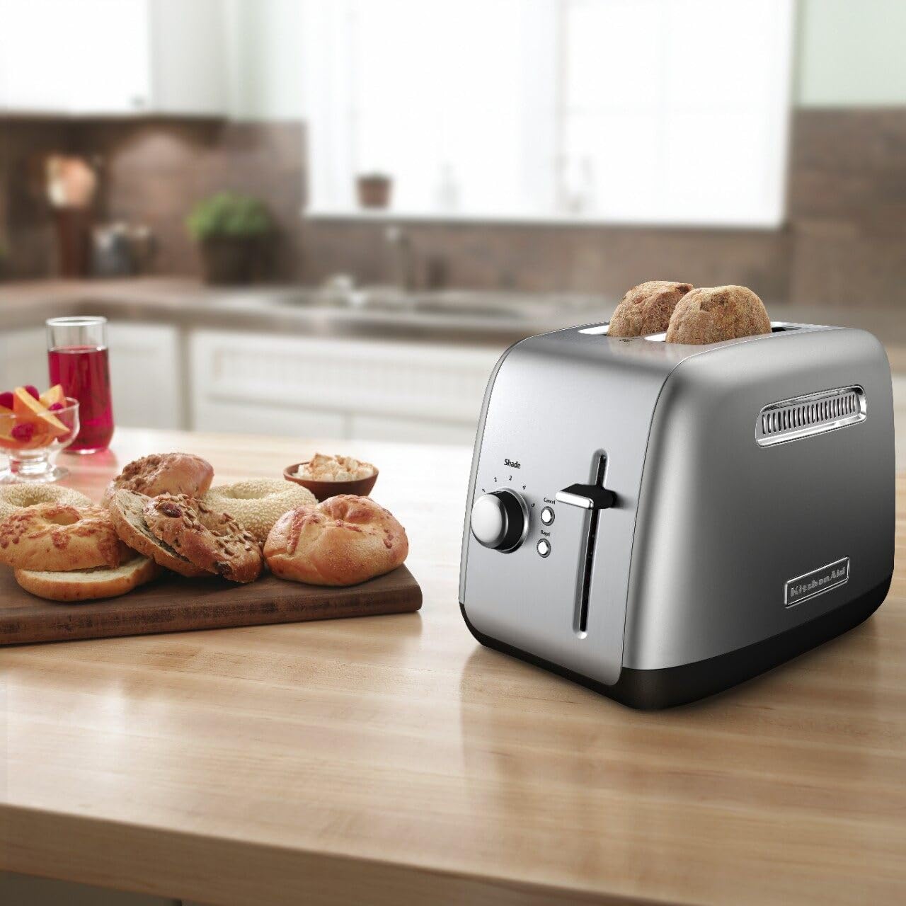 KitchenAid KMT2115 Toaster for Bagel 2 Slice, Silver - Image 4